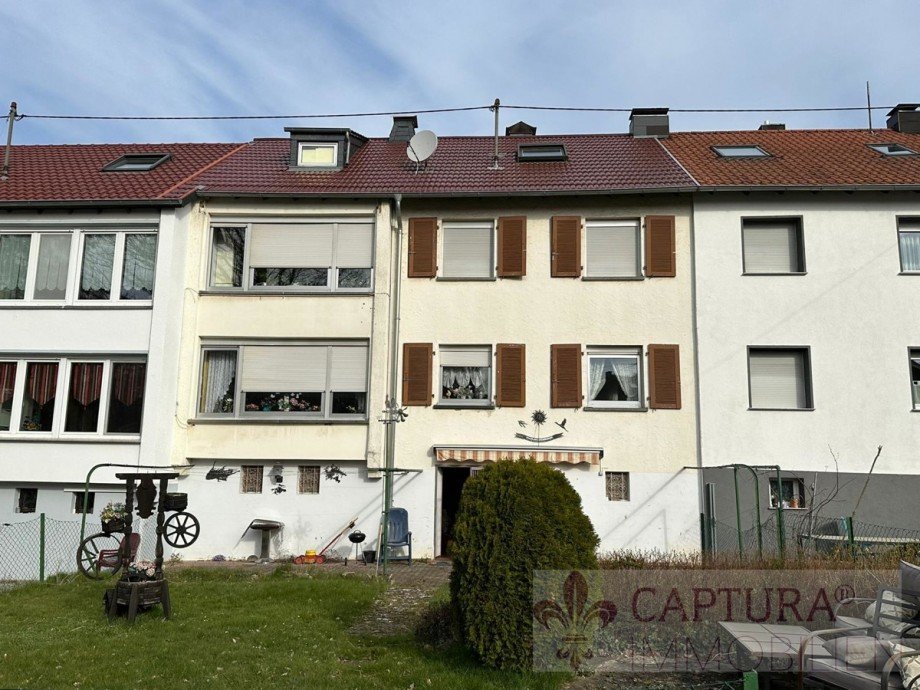 R�ckansicht Zweifamilienhaus Neunkirchen