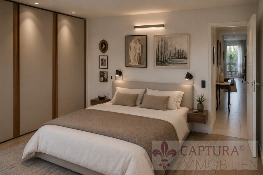 Schlafzimmer - Gestaltungsbeispiel Etagenwohnung Saarbr�cken
