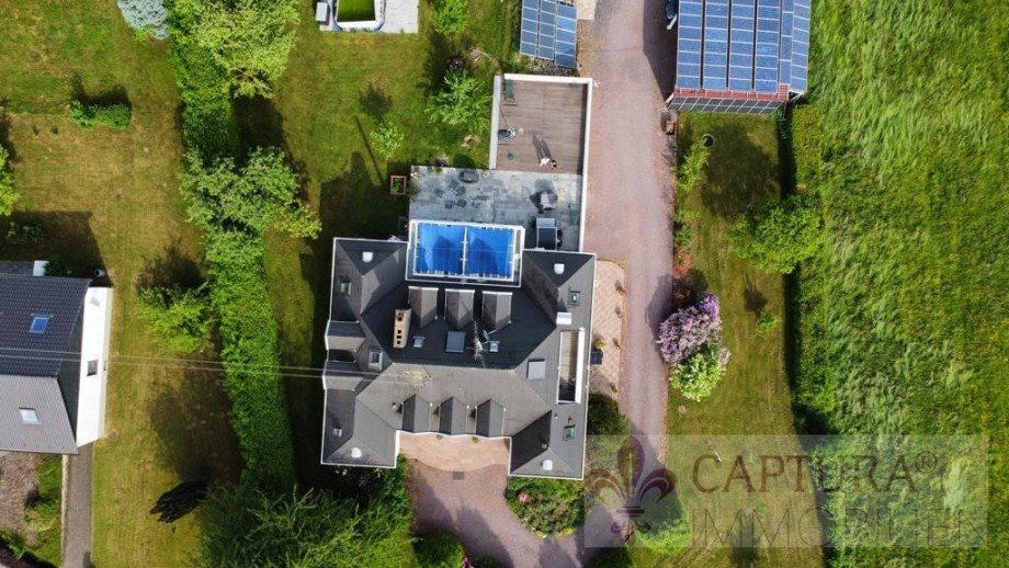 Objekt von oben Villa Wallerfangen / Oberlimberg