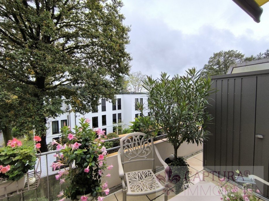 Terrasse im Gr�nen Etagenwohnung Homburg / Schwarzenbach