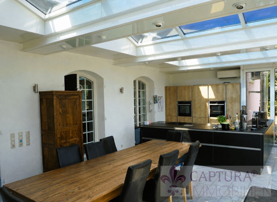 K�che - Esszimmer Wintergarten Villa Wallerfangen / Oberlimberg