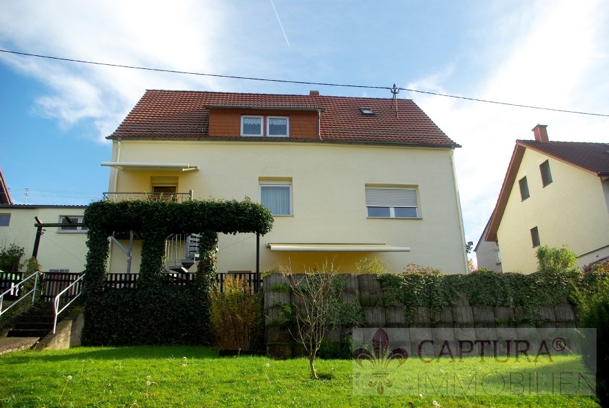 R�ckansicht Zweifamilienhaus Illingen / Wustweiler