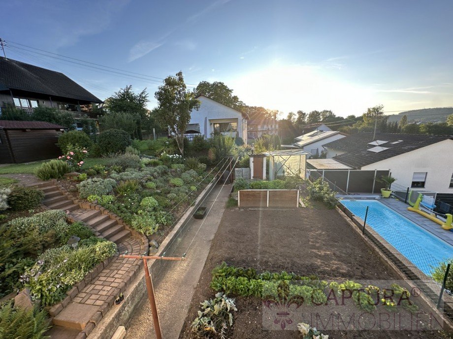Blick vom Balkon Einfamilienhaus Rehlingen-Siersburg / Niedaltdorf