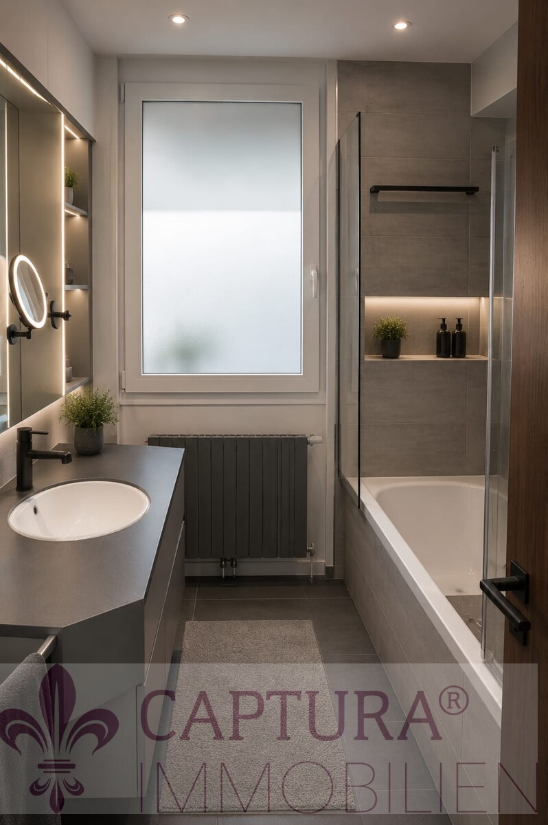Bad 3 - Gestaltungsbeispiel Etagenwohnung Saarbr�cken