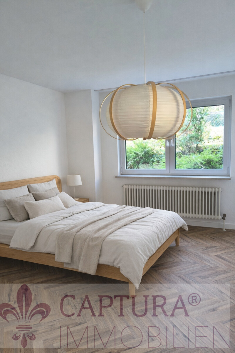 Schlafzimmer - Einrichtungsbeispiel Etagenwohnung Homburg / Schwarzenbach