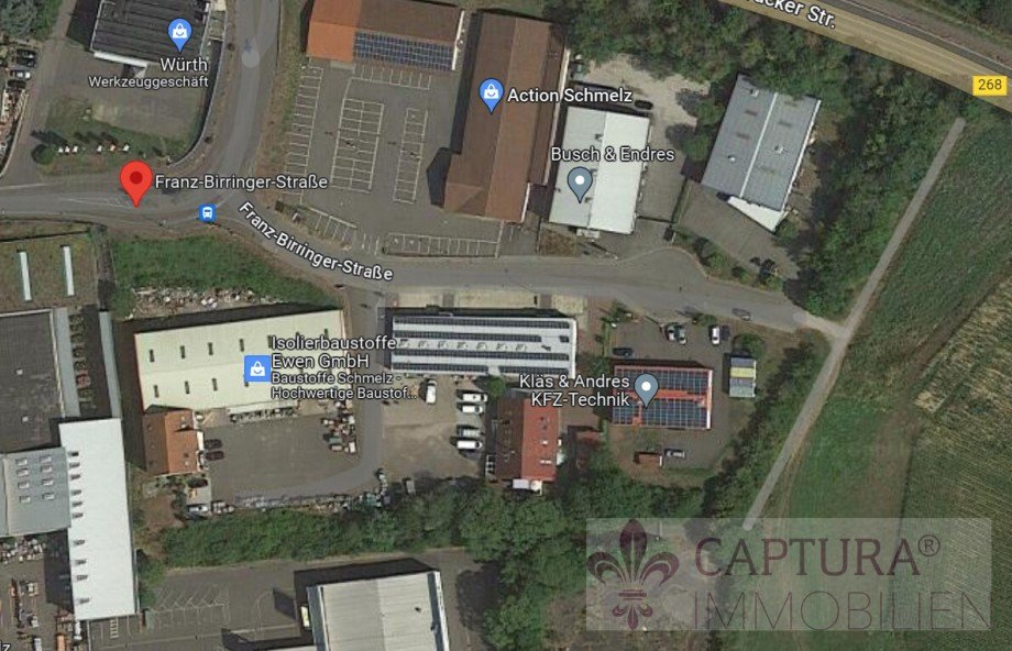 Luftbild (Maps) Halle Schmelz / Bettingen