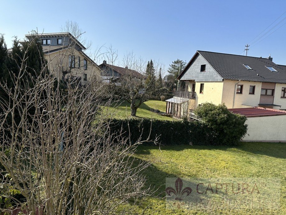 Blick vom Balkon OG Zweifamilienhaus Illingen